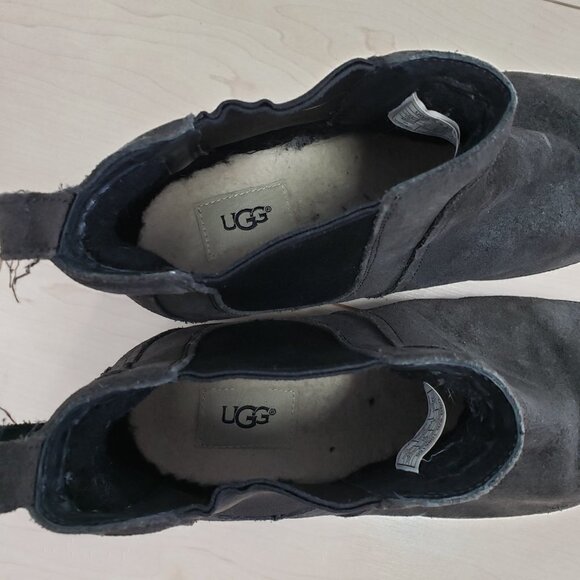 Black Suede Ankle Boots - Picture 8 of 10